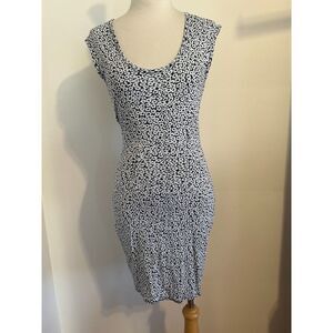 Free People Floral Scoop Neck Bodycon Grunge 90s Y2K Sun Dress Small